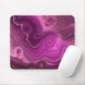 パープル王室のおよび金ゴールドアガート抽象芸術 マウスパッド (マウス)