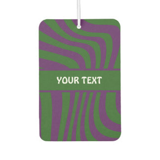 パープル王室のカラーとカスタム文字 カーエアーフレッシュナー