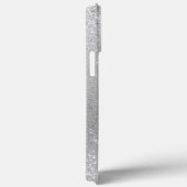 パープル王室のグリッターアイズモノグラム Case-Mate iPhoneケース (裏面 / 右)