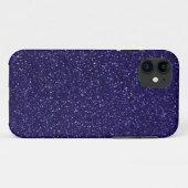 パープル王室のグリッター効果 Case-Mate iPhoneケース (裏面(横))
