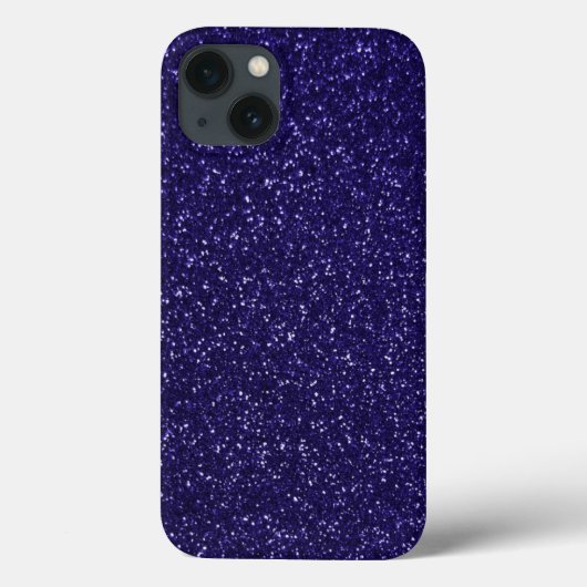 パープル王室のグリッター効果 Case-Mate iPhoneケース (裏面)