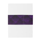 パープル王室の&金ゴールドクラウンストーリーブックズ結婚ズ 招待状ベリーバンド (裏面例)