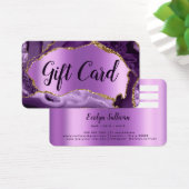 パープル瑪瑙ギフト証明書 (デスク)