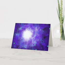 パープル疑問に思ス・クリスマモダンス・アートデザイン シーズンカード