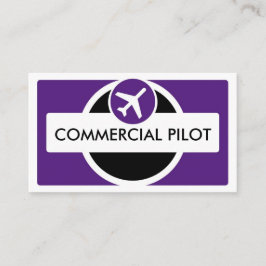パープル白黒カスタムパイロット名刺 名刺