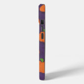 パープル秋カボチャ模様 Case-Mate iPhoneケース (裏面 / 左)