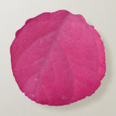 パープル秋リーフ ラウンドクッション (裏面)