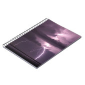 パープル稲妻 ノートブック (左側)