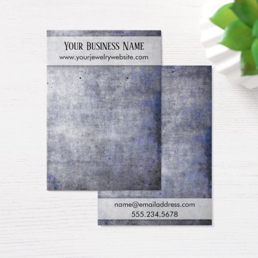 パープル素朴アグランジイヤリングホルダー表示カード (デスク)