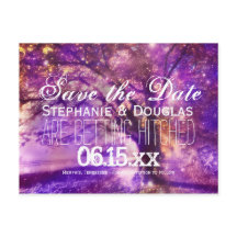 パープル素朴オークの木はがきを保存する