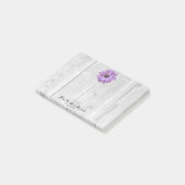 パープル素朴デイジーに関すパーソナライズされたる注意 ポストイット (アングル)