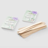 パープル素朴バラフローラユーカリプトゥスボホ結婚ズ ハンドファン (組立なし)