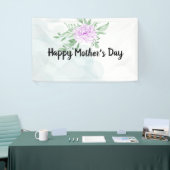 パープル素朴バラユーカリ母の日 横断幕 (トレードショー)