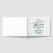 パープル素朴バラユーカリSweet sixteenゲスト ゲストブック (全面)