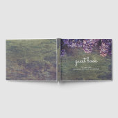 パープル素朴春ライラ結婚ックス ゲストブック (全面)