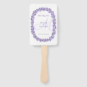 パープル結婚ウグジーのモノグラ最高のムの日 ハンドファン (正面)