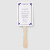 パープル結婚ウグジーのモノグラ最高のムの日 ハンドファン (裏面)