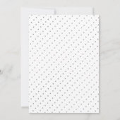 パープル結婚ガウンブライダルシャワー#4 招待状 (裏面)