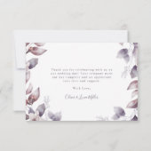 パープル結婚ズ サンキューカード (裏面)