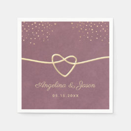 パープル結婚ズ スタンダードカクテルナプキン