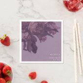 パープル結婚ファンタジーのテーブルナプキン スタンダードカクテルナプキン (インサイチュ)