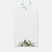 パープル結婚フローラ感謝していのあなた ギフトタグ (裏面)