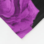 パープル結婚フローラ記念日フリースブランケット フリースブランケット (角)