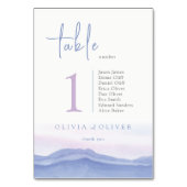 パープル結婚山脈 テーブルナンバー (裏面)