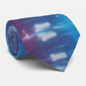 パープル絞り染めネクタイ ネクタイ (ロール)