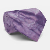 パープル絞り染め ネクタイ (ロール)