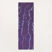 パープル絞り染め ヨガマット (裏面)