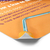 パープル絵を描ローラー、ペインター&デコレーター ポスター (角)