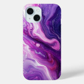 パープル絵を描注注抽象芸術液体の美学 Case-Mate iPhoneケース (裏面)