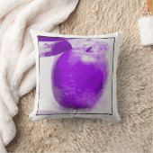 パープル絵画アップルの#2 - Pillow クッション (ブランケット)