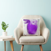 パープル絵画アップルの#2 - Pillow クッション (椅子)