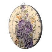 パープル美しい ダーツボード (正面右)