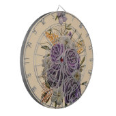 パープル美しい ダーツボード (正面左)