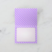 パープル自転車 カード (内部)