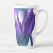 パープル花びら賛美デイラテマグ カフェラテマグ (右)