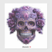 パープル華美シュガースカル シール (シート)