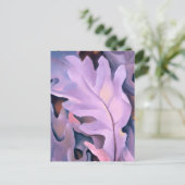 パープル葉ズGeorgia Okeefe ポストカード (スタンド正面)