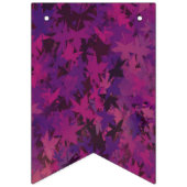 パープル葉フェアリー誕生日パーティー バンティングフラッグ (第1の旗)