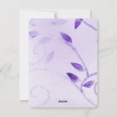 パープル葉ホテルフラットホリデーフォトカード シーズンカード (裏面)