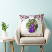 パープル薄紫キンセアニラピローforクインスアニョス クッション (椅子)