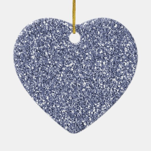 パープル薄紫グリッター セラミックオーナメント (裏面)