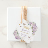 パープル薄紫バラフローラキンセアニェラ15バイリンガル フェイバータグ (インサイチュ)