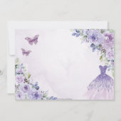 パープル薄紫フローラキンセアニェラSweet sixteen セーブザデート (裏面)