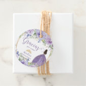 パープル薄紫フローラキンセアニラプリンセスドレス フェイバータグ (インサイチュ)