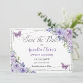 パープル薄紫フローラキンセアニラSweet sixteen救 セーブザデート (スタンド正面)