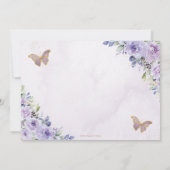 パープル薄紫フローラクインセアニラSweet sixteen セーブザデート (裏面)